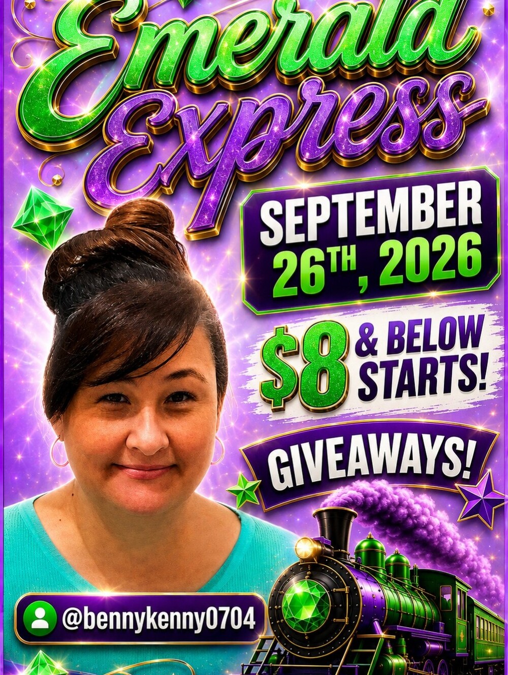 🚨Greeneyediva78🚨9/26💚🚂The Emerald Expres💚🚂 - Picture 13 of 13